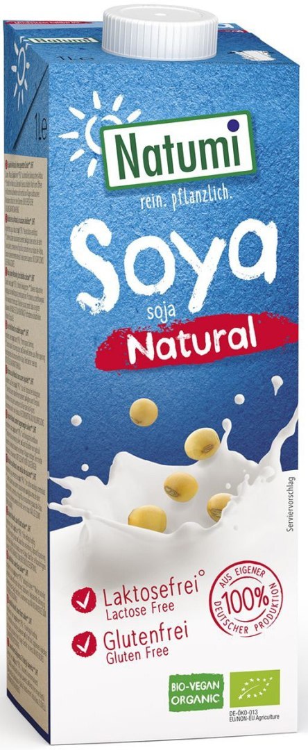 NAPÓJ SOJOWY BEZ DODATKU CUKRÓW BEZGLUTENOWY BIO 1 L - NATUMI NAPÓJ SOJOWY BEZ DODATKU CUKRÓW BEZGLUTENOWY BIO 1 L - NATUMI