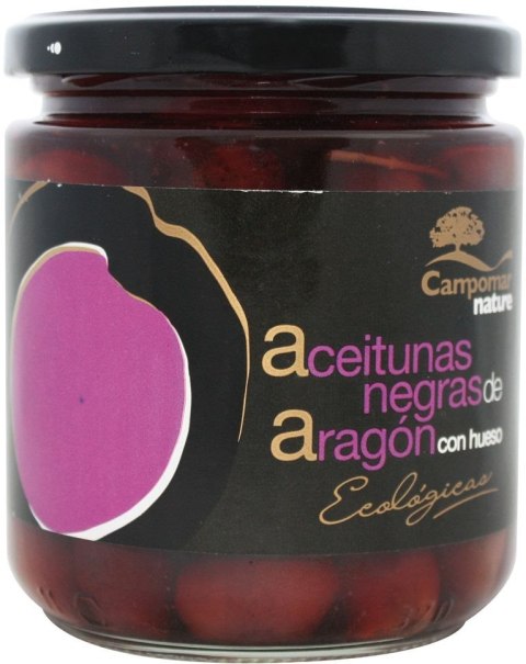 OLIWKI CZARNE Z PESTKĄ BIO 350 g - CAMPOMAR NATURE OLIWKI CZARNE Z PESTKĄ BIO 350 g - CAMPOMAR NATURE