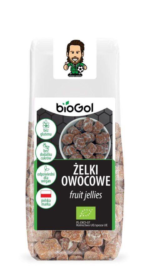 ŻELKI OWOCOWE BEZ DODATKU CUKRÓW BEZGLUTENOWE BIO 90 g - BIOGOL ŻELKI OWOCOWE BEZ DODATKU CUKRÓW BEZGLUTENOWE BIO 90 g - BIOGOL