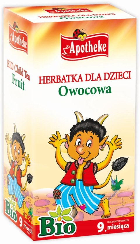 HERBATKA DLA DZIECI - OWOCOWA PO 9 MIESIĄCU BIO (20 x 2 g) 40 g - APOTHEKE HERBATKA DLA DZIECI - OWOCOWA PO 9 MIESIĄCU BIO (20 x 2 g) 40 g - APOTHEKE