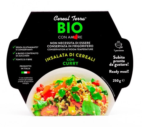 SAŁATKA ZBOŻOWA Z WARZYWAMI I CURRY BIO 200 g - CEREAL TERRA SAŁATKA ZBOŻOWA Z WARZYWAMI I CURRY BIO 200 g - CEREAL TERRA