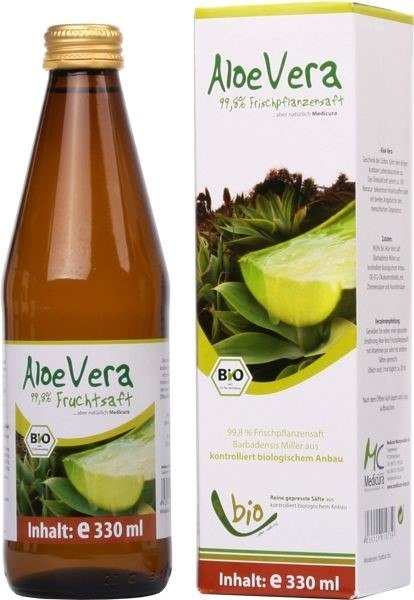 SOK Z ALOESU (ALOE VERA) NFC BIO 330 ml - MEDICURA SOK Z ALOESU (ALOE VERA) NFC BIO 330 ml - MEDICURA