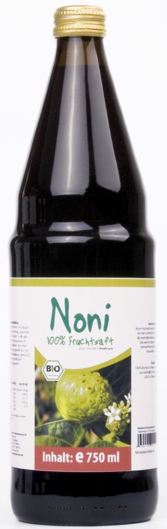 SOK Z OWOCÓW NONI NFC BIO 750 ml - MEDICURA SOK Z OWOCÓW NONI NFC BIO 750 ml - MEDICURA