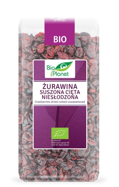 ŻURAWINA SUSZONA CIĘTA NIESŁODZONA BIO 400 g - BIO PLANET ŻURAWINA SUSZONA CIĘTA NIESŁODZONA BIO 400 g - BIO PLANET