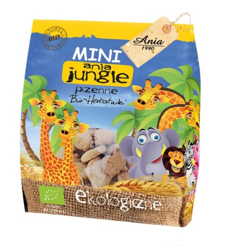 CIASTKA MINI JUNGLE BIO 100 g - BIO ANIA CIASTKA MINI JUNGLE BIO 100 g - BIO ANIA