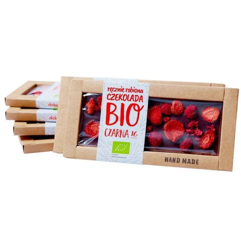 CZEKOLADA DESEROWA Z TRUSKAWKAMI I MALINAMI BIO 53 g - CUKIERNIA STAROPOLSKA CZEKOLADA DESEROWA Z TRUSKAWKAMI I MALINAMI BIO 53 g - CUKIERNIA STAROPOLSKA