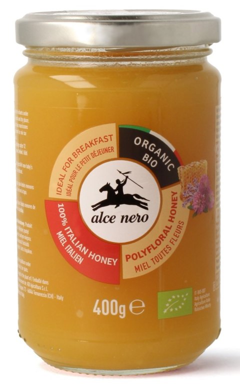 MIÓD NEKTAROWY WIELOKWIATOWY BIO 400 g - ALCE NERO MIÓD NEKTAROWY WIELOKWIATOWY BIO 400 g - ALCE NERO