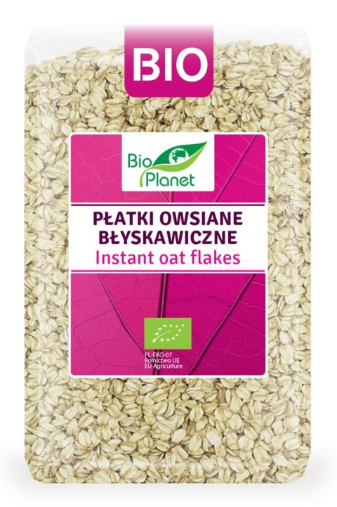 PŁATKI OWSIANE BŁYSKAWICZNE BIO 1 kg - BIO PLANET PŁATKI OWSIANE BŁYSKAWICZNE BIO 1 kg - BIO PLANET