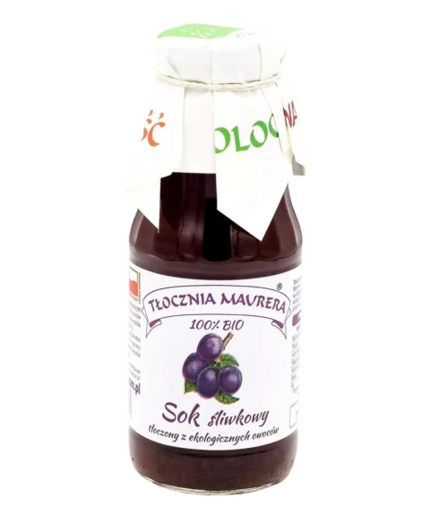 SOK ŚLIWKOWY NFC BIO 300 ml - TŁOCZNIA MAURERA SOK ŚLIWKOWY NFC BIO 300 ml - TŁOCZNIA MAURERA