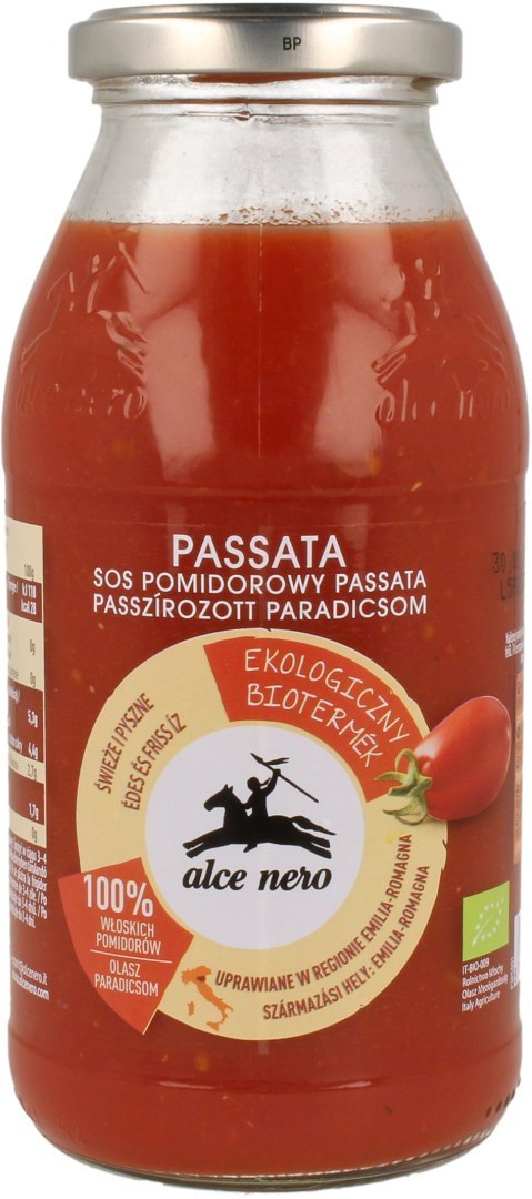 SOS POMIDOROWY PASSATA BIO 500 g - ALCE NERO SOS POMIDOROWY PASSATA BIO 500 g - ALCE NERO