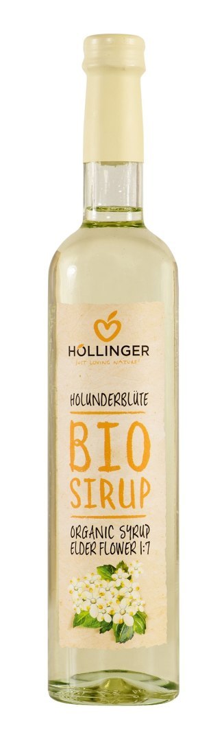 SYROP O SMAKU KWIATÓW CZARNEGO BZU BIO 500 ml - HOLLINGER SYROP O SMAKU KWIATÓW CZARNEGO BZU BIO 500 ml - HOLLINGER