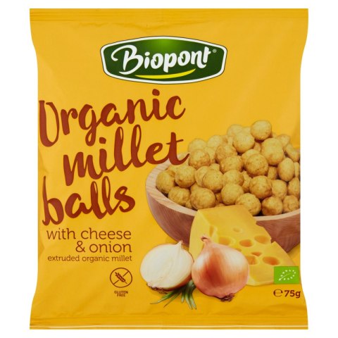 CHRUPKI JAGLANE SEROWO - CEBULOWE BEZGLUTENOWE BIO 75 g - BIOPONT CHRUPKI JAGLANE SEROWO - CEBULOWE BEZGLUTENOWE BIO 75 g - BIOPONT
