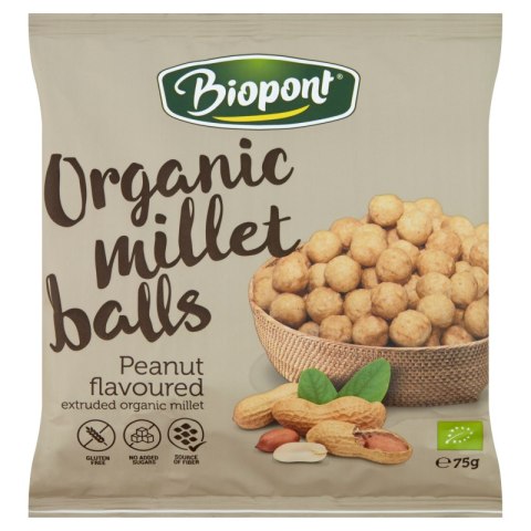 CHRUPKI JAGLANE Z ORZESZKAMI ZIEMNYMI PRAŻONYMI BEZGLUTENOWE BIO 75 g - BIOPONT CHRUPKI JAGLANE Z ORZESZKAMI ZIEMNYMI PRAŻONYMI BEZGLUTENOWE BIO 75 g - BIOPONT