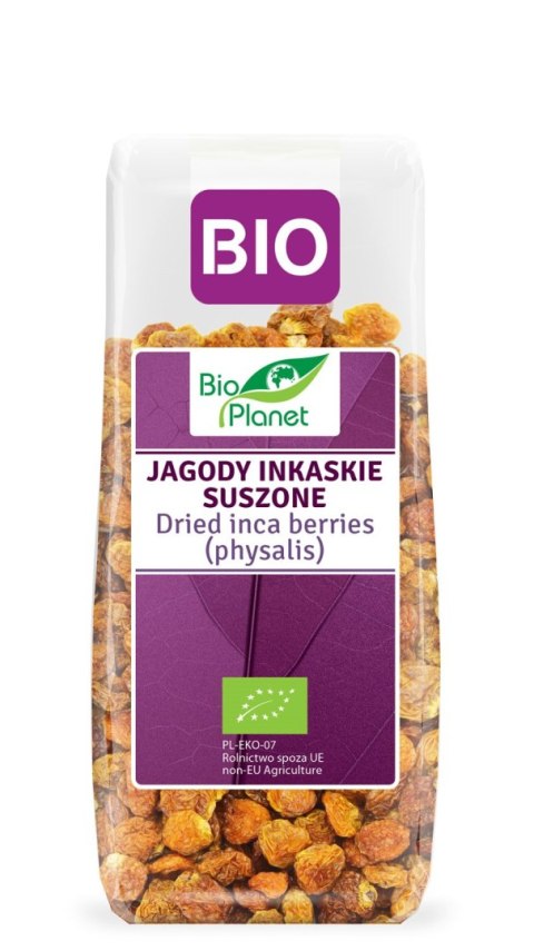 JAGODY INKASKIE SUSZONE BIO 100 g - BIO PLANET JAGODY INKASKIE SUSZONE BIO 100 g - BIO PLANET