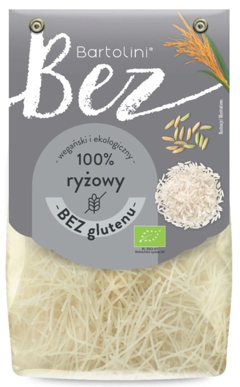 MAKARON (RYŻOWY) KRAJANKA BEZGLUTENOWY BIO 250 g - BARTOLINI MAKARON (RYŻOWY) KRAJANKA BEZGLUTENOWY BIO 250 g - BARTOLINI