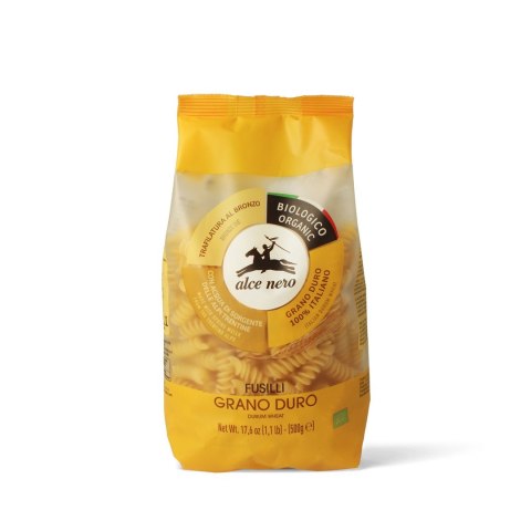 MAKARON (SEMOLINOWY) FUSILLI BIO 500 g - ALCE NERO MAKARON (SEMOLINOWY) FUSILLI BIO 500 g - ALCE NERO