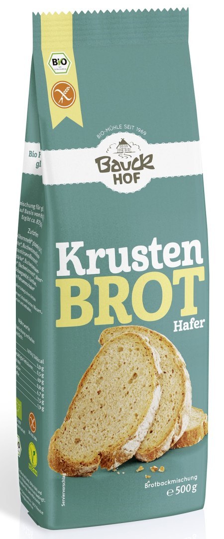 MIESZANKA DO WYPIEKU CHLEBA OWSIANEGO BEZGLUTENOWA BIO 500 g - BAUCK HOF MIESZANKA DO WYPIEKU CHLEBA OWSIANEGO BEZGLUTENOWA BIO 500 g - BAUCK HOF