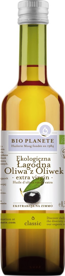 OLIWA Z OLIWEK EXTRA VIRGIN ŁAGODNA BIO 500 ml - BIO PLANETE OLIWA Z OLIWEK EXTRA VIRGIN ŁAGODNA BIO 500 ml - BIO PLANETE
