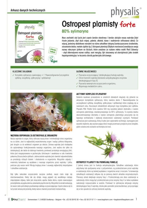 OSTROPEST PLAMISTY FORTE 45 TABLETEK - PHYSALIS OSTROPEST PLAMISTY FORTE 45 TABLETEK - PHYSALIS