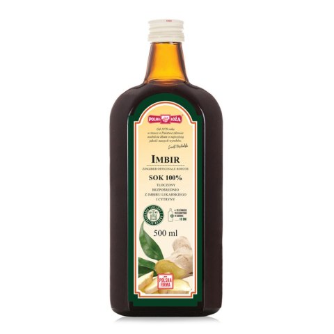 SOK Z IMBIRU I CYTRYNY NFC 500 ml - POLSKA RÓŻA SOK Z IMBIRU I CYTRYNY NFC 500 ml - POLSKA RÓŻA