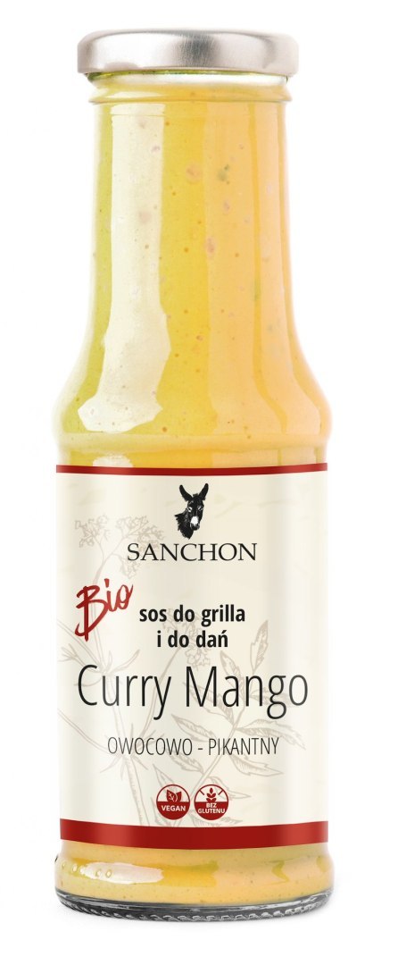 SOS CURRY MANGO WEGAŃSKI BEZGLUTENOWY BIO 210 ml - SANCHON SOS CURRY MANGO WEGAŃSKI BEZGLUTENOWY BIO 210 ml - SANCHON