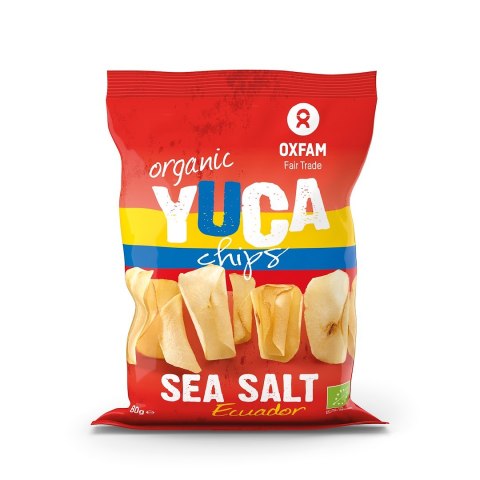 CHIPSY Z MANIOKU Z SOLĄ MORSKĄ BIO 60 g - OXFAM CHIPSY Z MANIOKU Z SOLĄ MORSKĄ BIO 60 g - OXFAM