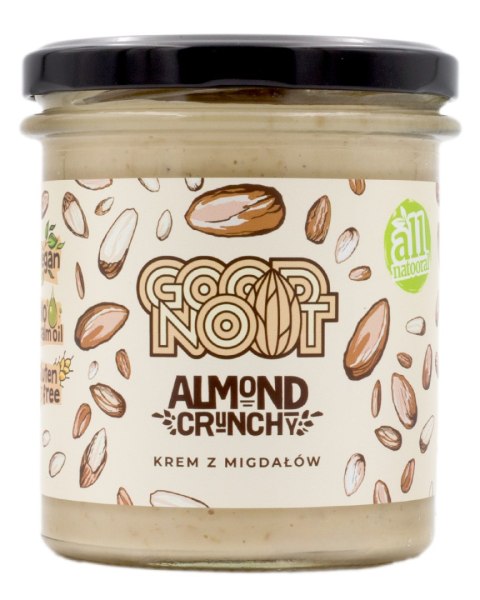 KREM Z MIGDAŁÓW CRUNCHY 300 g - GOOD NOOT KREM Z MIGDAŁÓW CRUNCHY 300 g - GOOD NOOT