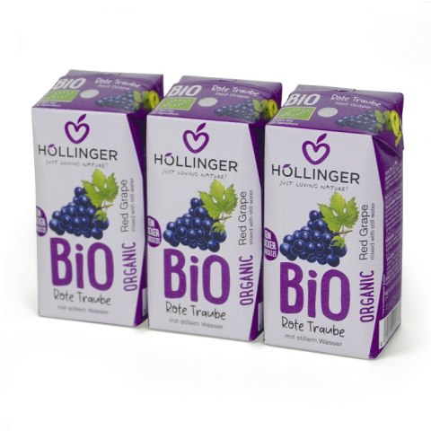 NEKTAR Z CZERWONYCH WINOGRON BEZ DODATKU CUKRÓW BIO 200 ml - HOLLINGER NEKTAR Z CZERWONYCH WINOGRON BEZ DODATKU CUKRÓW BIO 200 ml - HOLLINGER
