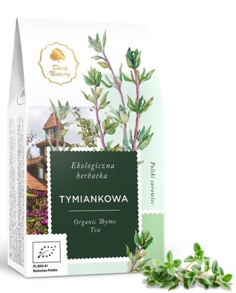 HERBATKA TYMIANKOWA BIO 80 g - DARY NATURY HERBATKA TYMIANKOWA BIO 80 g - DARY NATURY