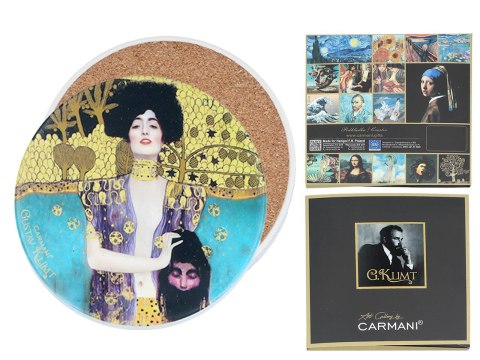 Podkładka ceramiczna, okrągła - G. Klimt, Judyta (CARMANI) Podkładka ceramiczna, okrągła - G. Klimt, Judyta (CARMANI)