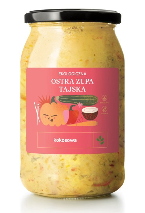 ZUPA TAJSKA OSTRA KOKOSOWA BIO 900 ml - DELIKATNA