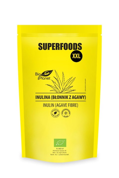 INULINA (BŁONNIK Z AGAWY) BIO 600 g - BIO PLANET INULINA (BŁONNIK Z AGAWY) BIO 600 g - BIO PLANET