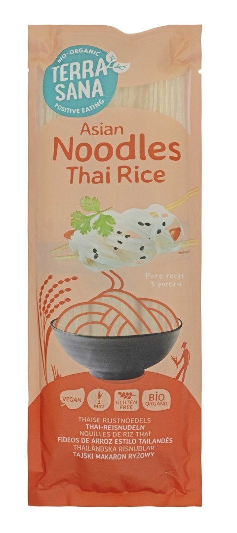 MAKARON (RYŻOWY) NOODLE SPAGHETTI BEZGLUTENOWY BIO 250 g - TERRASANA MAKARON (RYŻOWY) NOODLE SPAGHETTI BEZGLUTENOWY BIO 250 g - TERRASANA