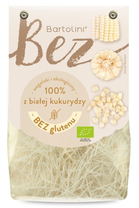 MAKARON (Z BIAŁEJ KUKURYDZY) KRAJANKA BEZGLUTENOWY BIO 250 g - BARTOLINI MAKARON (Z BIAŁEJ KUKURYDZY) KRAJANKA BEZGLUTENOWY BIO 250 g - BARTOLINI