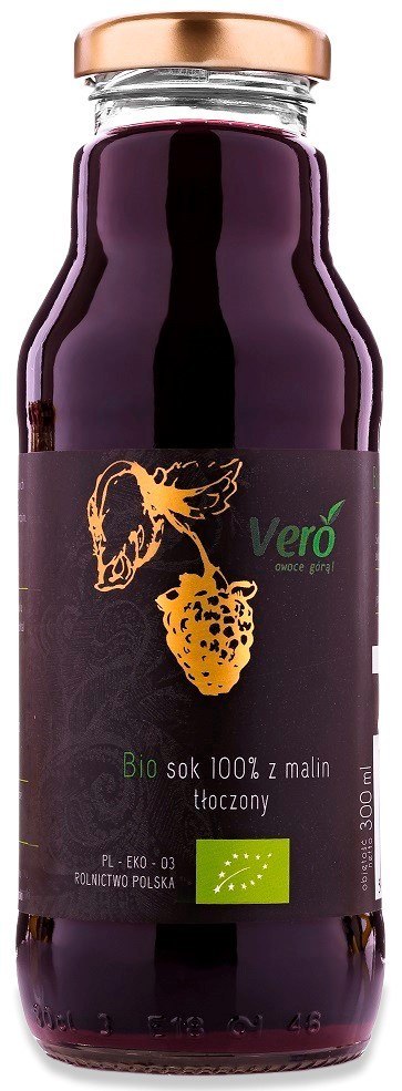 SOK Z MALIN NFC BIO 300 ml - VERO SOK Z MALIN NFC BIO 300 ml - VERO
