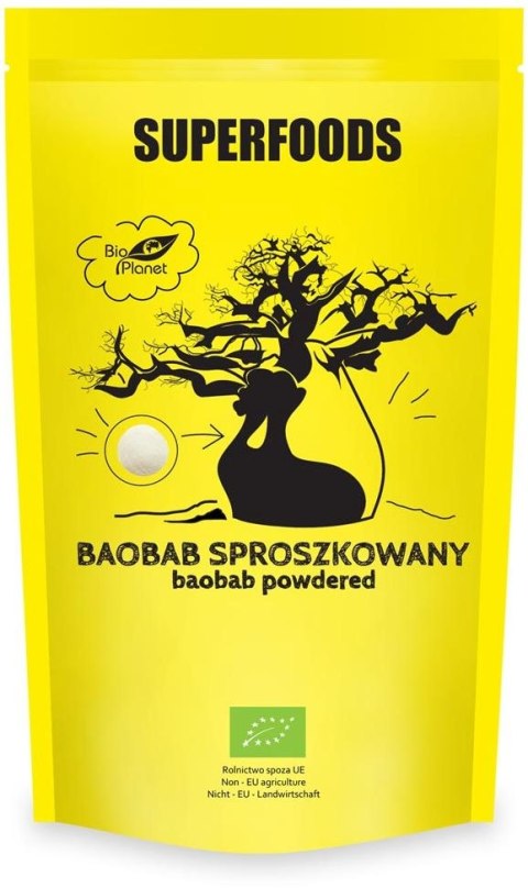 BAOBAB SPROSZKOWANY BIO 150 g - BIO PLANET BAOBAB SPROSZKOWANY BIO 150 g - BIO PLANET