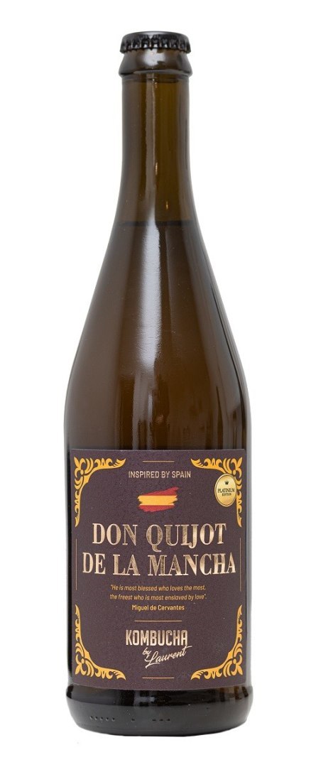 KOMBUCHA O SMAKU KWIATÓW POMARAŃCZY (MIQUEL DE CERVANTES) BIO 750 ml - KOMBUCHA BY LAURENT (PLATINIUM) KOMBUCHA O SMAKU KWIATÓW POMARAŃCZY (MIQUEL DE CERVANTES) BIO 750 ml - KOMBUCHA BY LAURENT (PLATINIUM)
