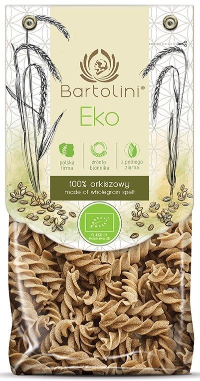 MAKARON (ORKISZOWY RAZOWY) ŚWIDERKI BIO 250 g - BARTOLINI MAKARON (ORKISZOWY RAZOWY) ŚWIDERKI BIO 250 g - BARTOLINI