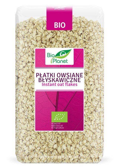 PŁATKI OWSIANE BŁYSKAWICZNE BIO 600 g - BIO PLANET PŁATKI OWSIANE BŁYSKAWICZNE BIO 600 g - BIO PLANET
