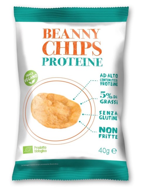 PRAŻYNKI PROTEINOWE Z SOCZEWICY BEZGLUTENOWE BIO 40 g - BEANNY CHIPS PRAŻYNKI PROTEINOWE Z SOCZEWICY BEZGLUTENOWE BIO 40 g - BEANNY CHIPS