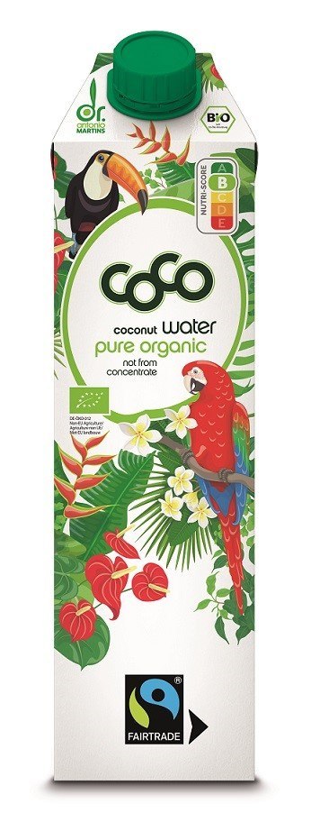 WODA KOKOSOWA FAIR TRADE BIO 1 L - COCO (DR MARTINS) WODA KOKOSOWA FAIR TRADE BIO 1 L - COCO (DR MARTINS)