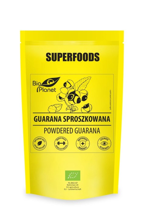 GUARANA SPROSZKOWANA BIO 150 g - BIO PLANET GUARANA SPROSZKOWANA BIO 150 g - BIO PLANET
