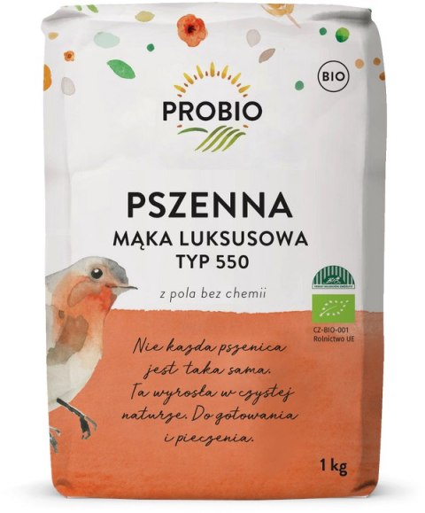 MĄKA PSZENNA LUKSUSOWA TYP 550 BIO 1 kg - PROBIO MĄKA PSZENNA LUKSUSOWA TYP 550 BIO 1 kg - PROBIO