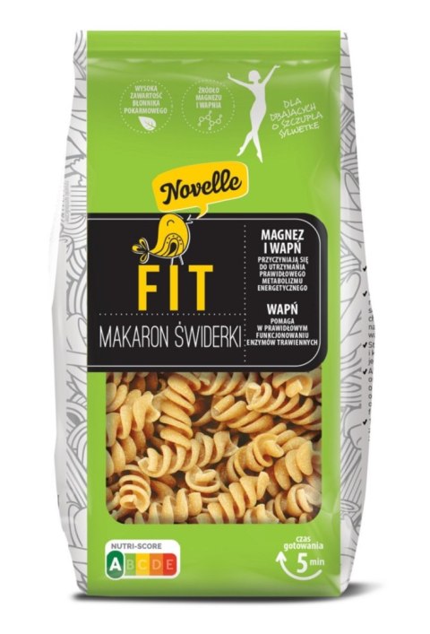 MAKARON (SEMOLINOWY RAZOWY) FIT ŚWIDERKI 250 g - NOVELLE MAKARON (SEMOLINOWY RAZOWY) FIT ŚWIDERKI 250 g - NOVELLE