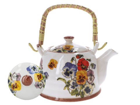 Czajnik ceramiczny z zaparzaczem Czajnik ceramiczny z zaparzaczem