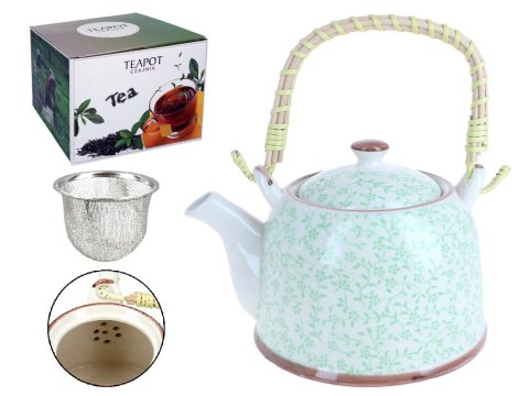 Czajnik ceramiczny z zaparzaczem Czajnik ceramiczny z zaparzaczem