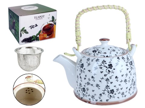 Czajnik ceramiczny z zaparzaczem Czajnik ceramiczny z zaparzaczem