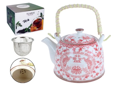 Czajnik ceramiczny z zaparzaczem Czajnik ceramiczny z zaparzaczem