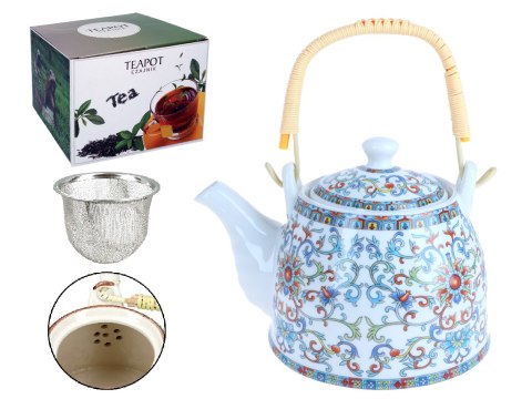 Czajnik ceramiczny z zaparzaczem Czajnik ceramiczny z zaparzaczem