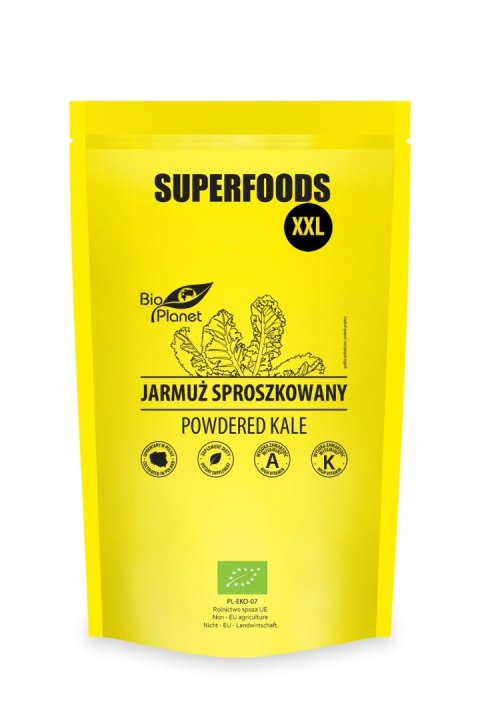 JARMUŻ SPROSZKOWANY BIO 400 g - BIO PLANET JARMUŻ SPROSZKOWANY BIO 400 g - BIO PLANET